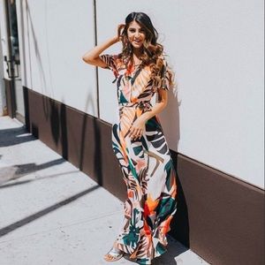 Hutch Kiera wrap maxi dress Anthropologie